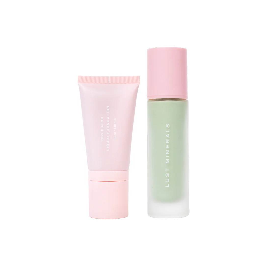 2 Step Pro Finish Liquid Foundation Makeup Bundle - Acne-Prone/Oily/Sensitive Skin - Image 3